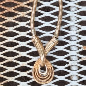 Vintage Hobé gold tone necklace